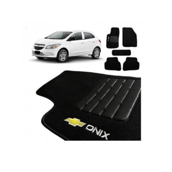 Tapete em Carpete Onix 2013 a 2019 Preto Flash