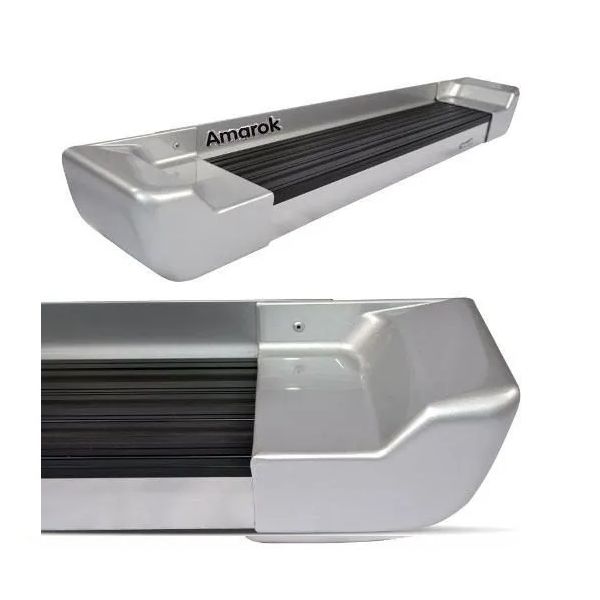 Estribo Lateral Amarok Cabine Dupla 2011 a 2020 Prata Sargas Attack