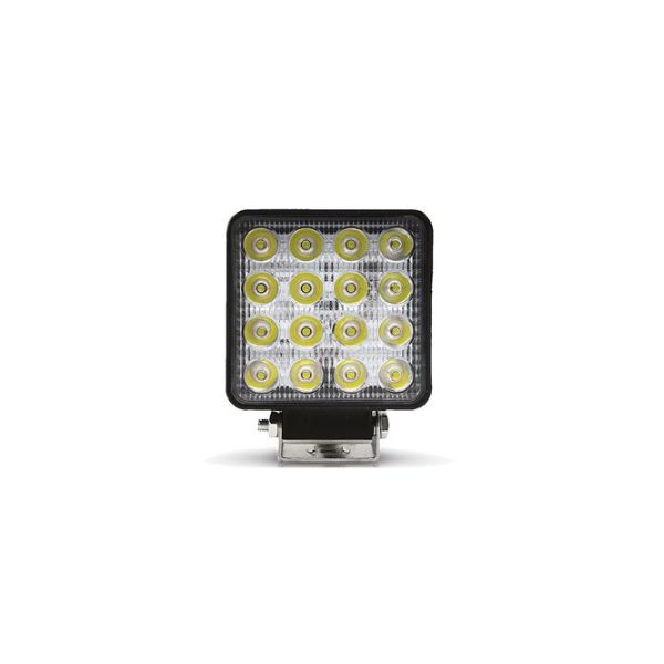 Farol Auxiliar Quadrado 16 Leds 48w Suits