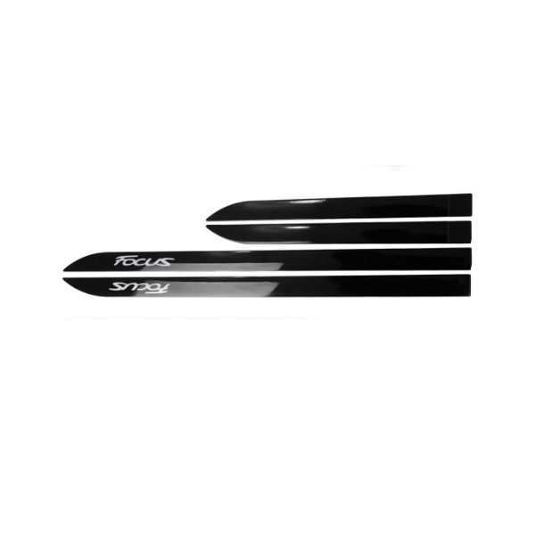 Kit Friso Lateral Focus Hatch 2007 a 2013 Preto Gales