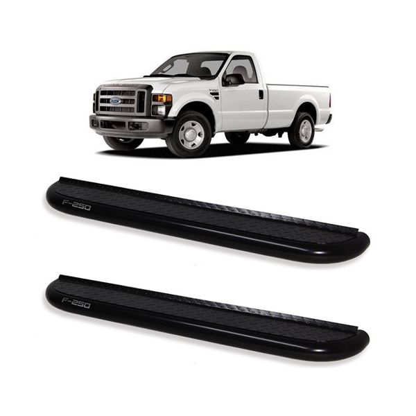 Estribo Lateral F250 Cabine Simples 1999 a 2011 Preto CCF