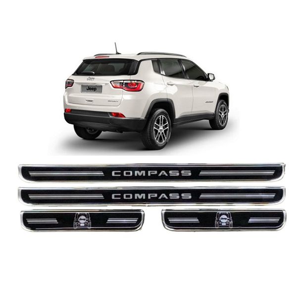 Soleira Porta Compass Resinado Premium Preto URA