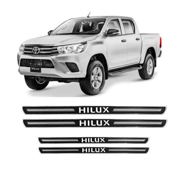 Soleira Porta Hilux Resinado Preto URA