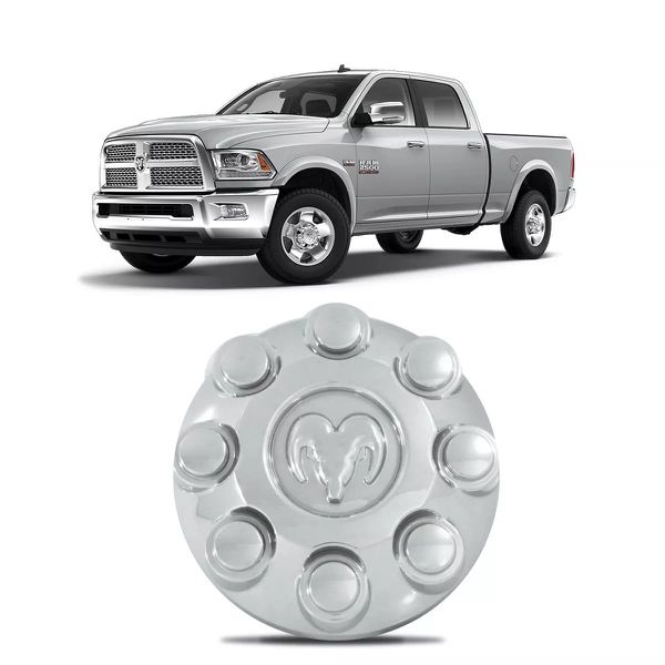 Calota Centro Roda Dodge Ram 2007 a 2013 Cromada Piave