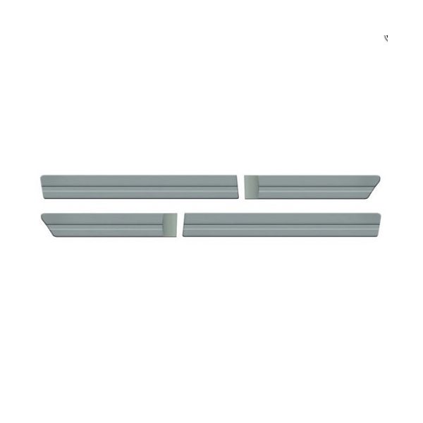 Kit Friso Lateral Ecosport 2006 a 2009 Freestyle Cinza Modelo Original