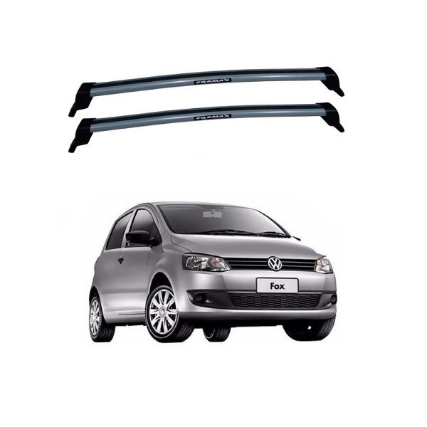 Rack de Teto New Wave Cinza Fox 4 Portas 2004 a 2022 Eqmax