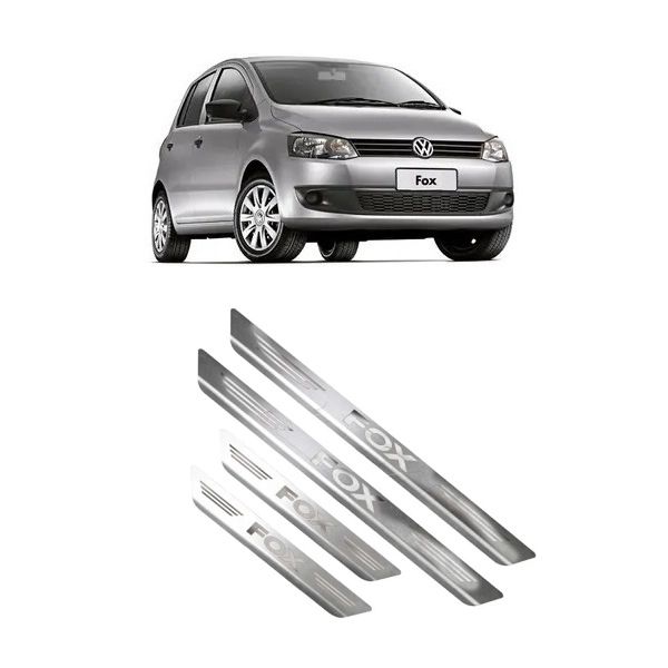 Soleira Porta Fox 2004 a 2018 Aço Inox Escovado GPI