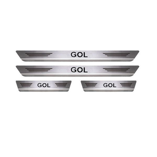 Soleira Porta Gol Aço Inox Escovado Mult