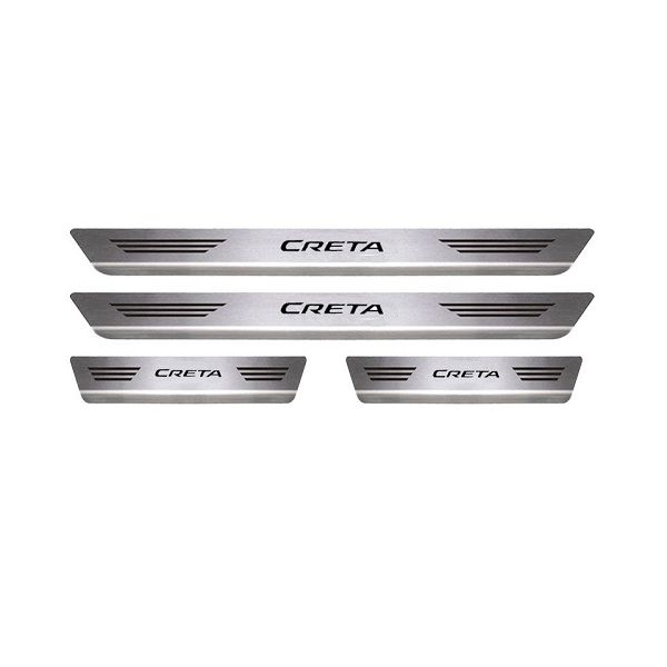 Soleira Porta Creta 2017 a 2021 Aço Inox Escovado Mult