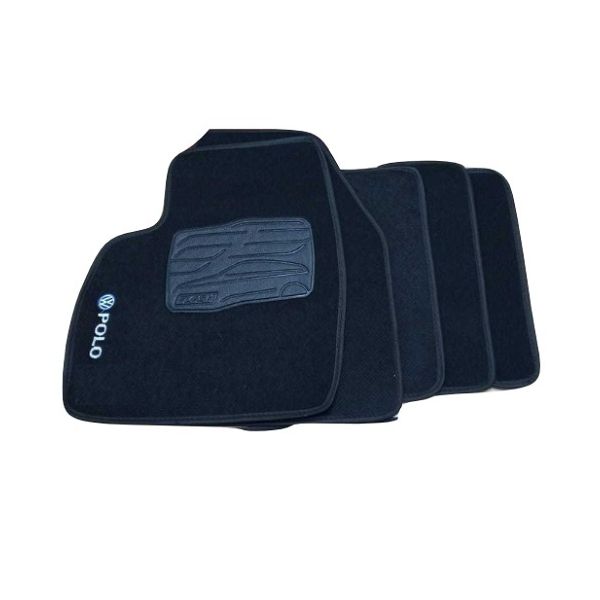 Tapete Carpete Polo 2002 a 2007 Preto Flash