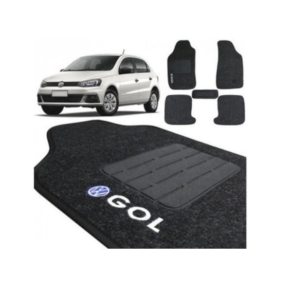 Tapete Carpete Gol G5 e G6 2009 a 2016 Grafite Flash