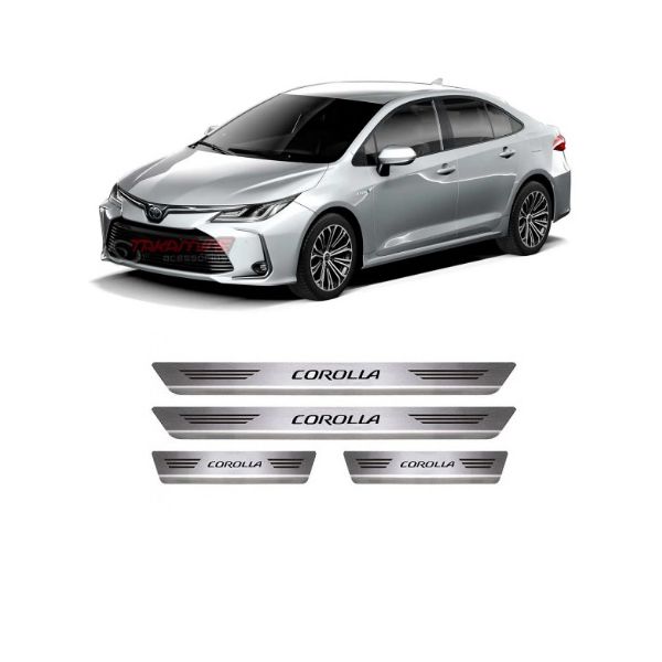 Soleira Porta Corolla 2020 a 2022 Aço Inox Escovado Mult
