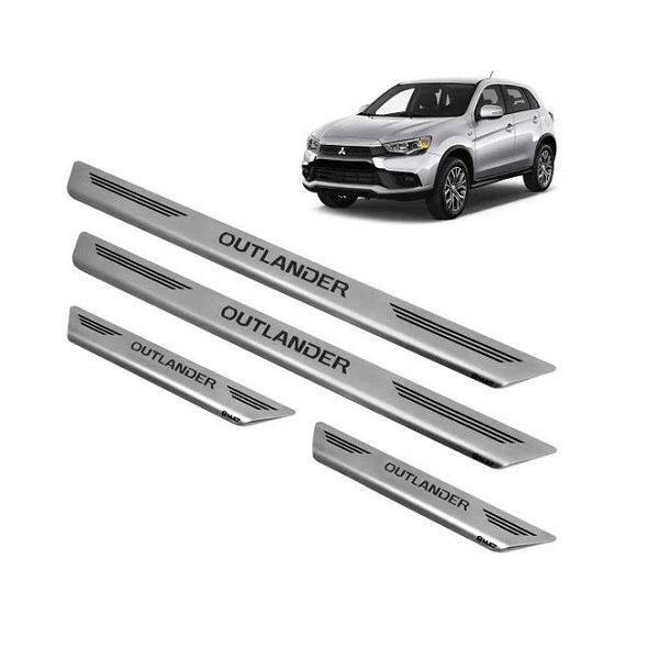 Soleira Outlander 2015 a 2019 Aço Inox Escovado Mult