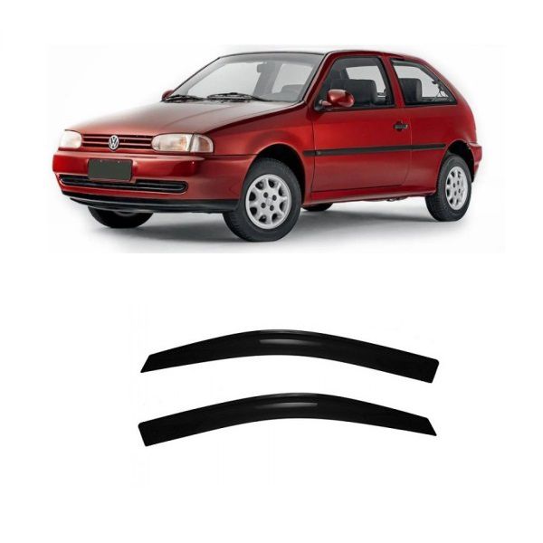 Calha de Chuva Defletor Gol G2 G3 G4 1995 a 2014 2 Portas TG Poli