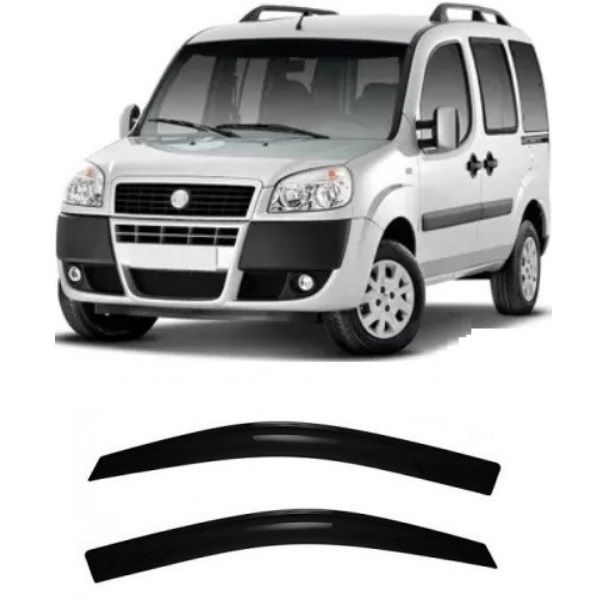 Calha de Chuva Defletor Doblo 2001 a 2021 2 Portas TG Poli