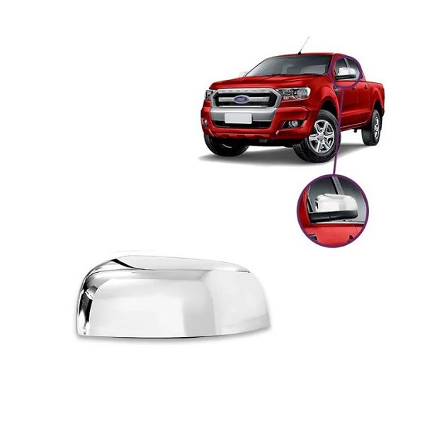 Aplique de Retrovisor Ranger 2013 a 2021 Esquerdo Cromado ShekParts