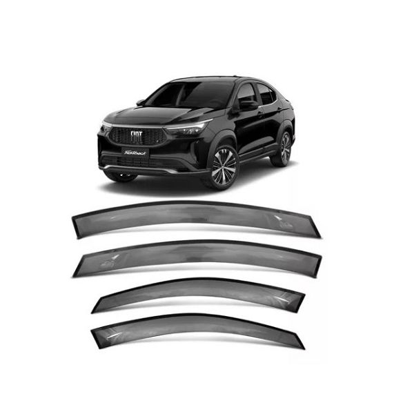 Calha de Chuva Defletor Fastback 2022/ 4 Portas Inteiriça Slim