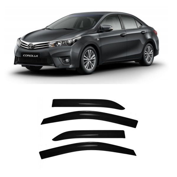 Calha de Chuva Defletor Corolla Sedan 2015 a 2019 4 Portas TG Poli