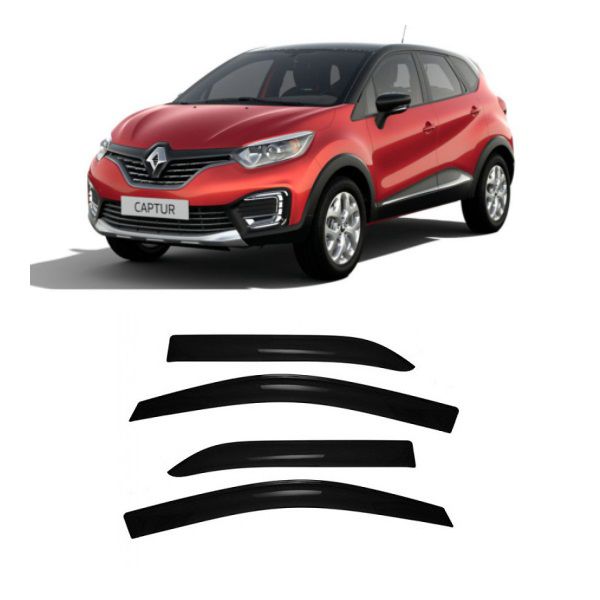 Calha de Chuva Defletor Captur 2017 a 2023 4 Portas TG Poli