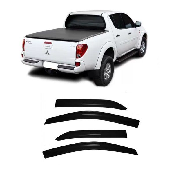 Calha de Chuva Defletor L200 Triton 2008 a 2018 4 Portas TG Poli