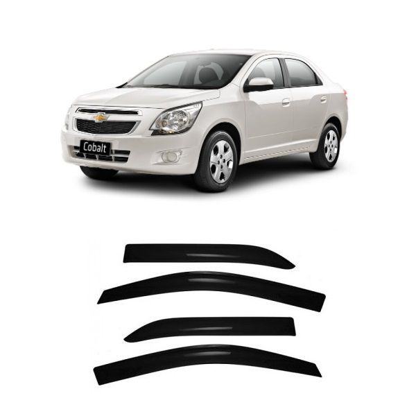 Calha de Chuva Defletor Cobalt 2012 a 2020 4 Portas TG Poli