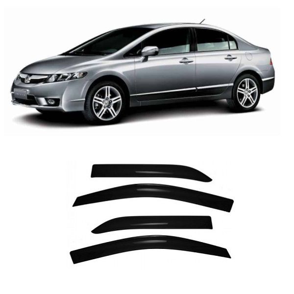 Calha de Chuva Defletor New Civic 2007 a 2011 TG Poli