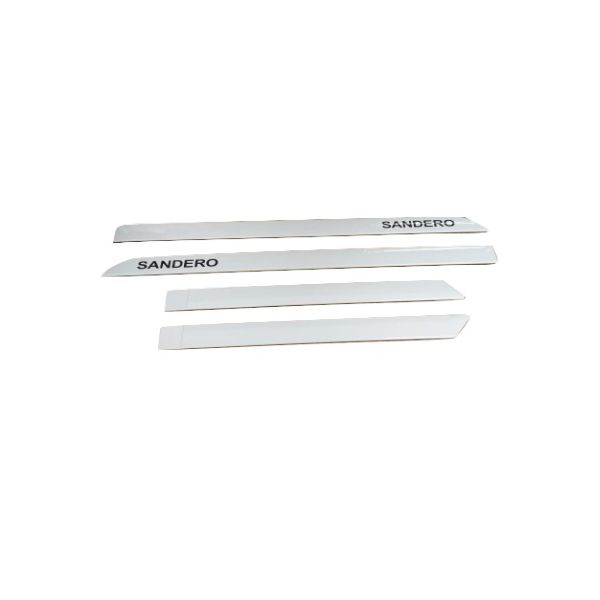 Kit Friso Lateral Sandero Branco Neige Sean Car