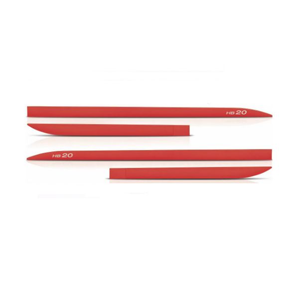 Kit Friso Lateral HB20 Vermelho Chilli Flash