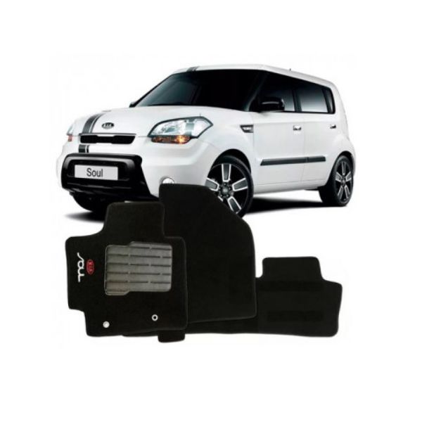 Tapete em Carpete Kia Soul 2015/ 3 Peças Flash