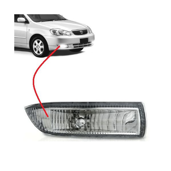 Farol de Milha Auxiliar Corolla 2003 a 2004 Fielder 2005 a 2007 Direito