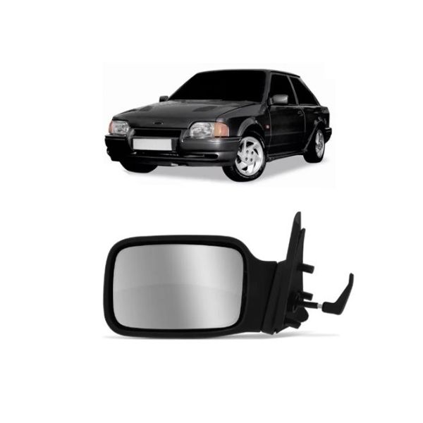 Retrovisor Escort 1987 a 1992 Esquerdo com Controle Retrovex