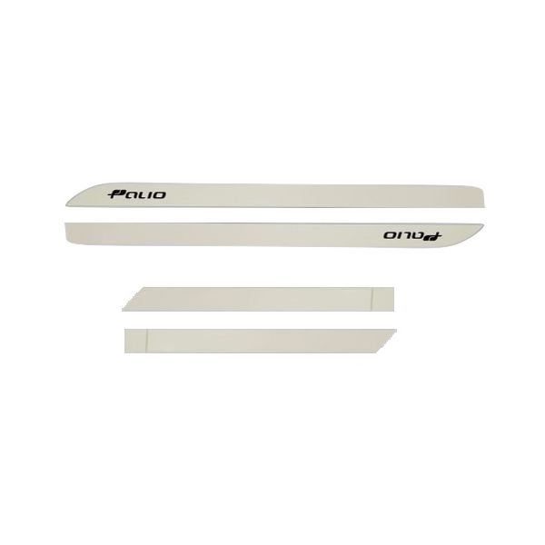 Kit Friso Lateral Novo Palio Branco Banchisa Sean Car