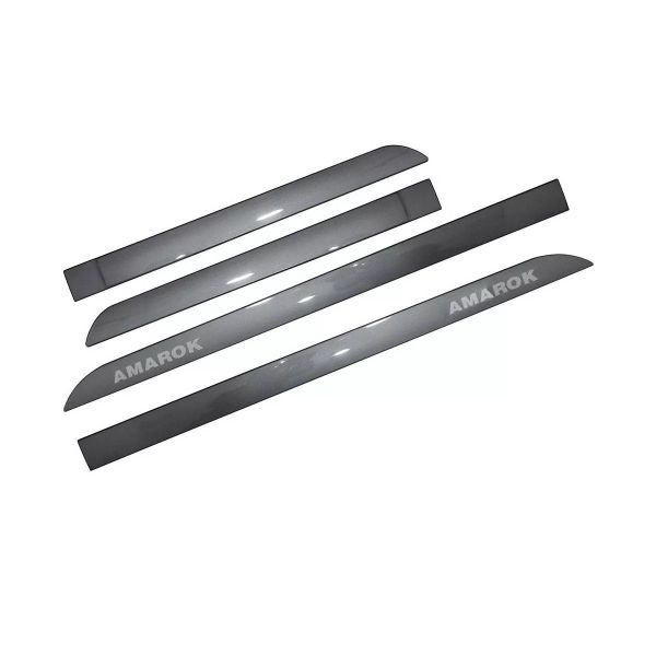 Kit Friso Lateral Amarok Cabine Dupla Cinza Iron Sean Car