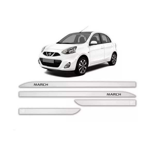 Kit Friso Lateral Slim March Branco Aspen Sean Car