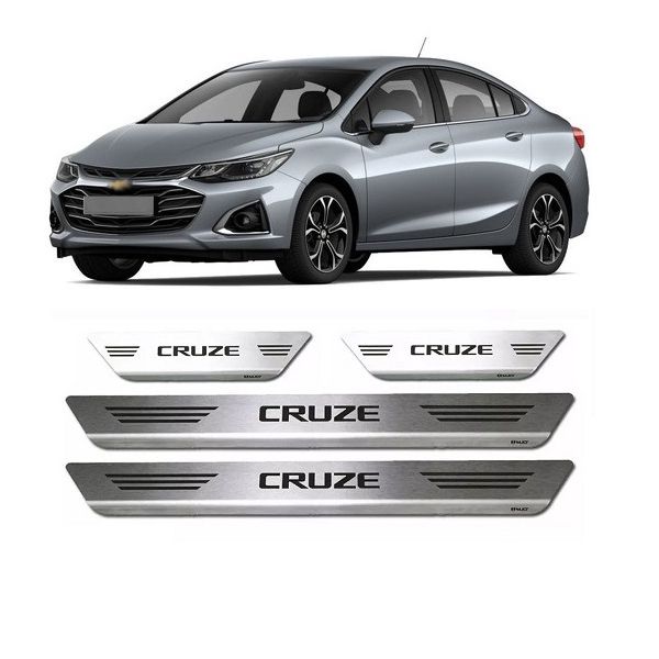 Soleira Porta Cruze Aço Inox Escovado Mult