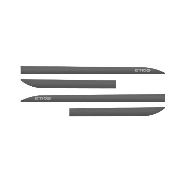 Kit Friso Lateral Etios Cinza Cosmopolita Sean Car