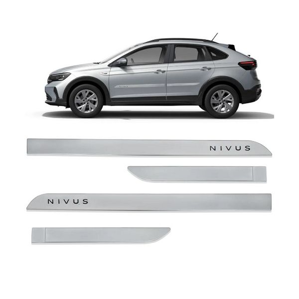 Kit Friso Lateral Slim Nivus Prata Sirius Sean Car
