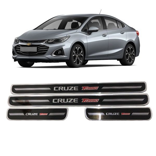 Soleira Porta Cruze Turbo Resinado Premium Preto URA
