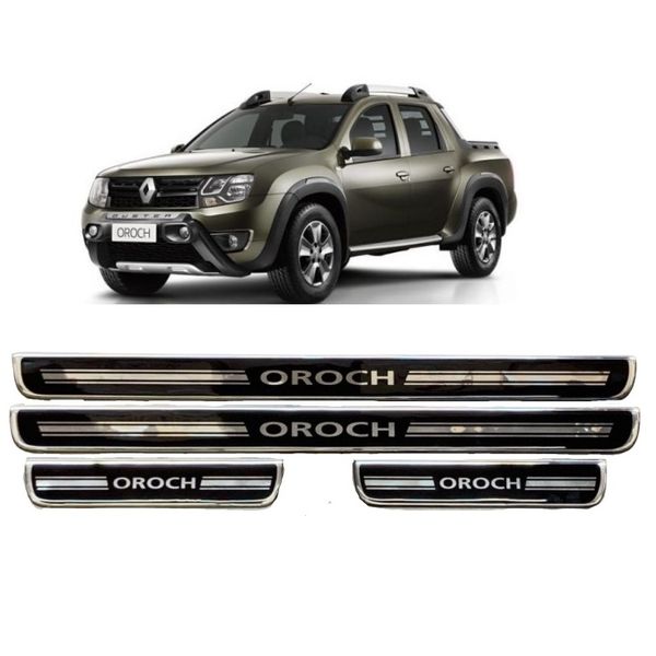Soleira Porta Duster Oroch Resinado Preto URA