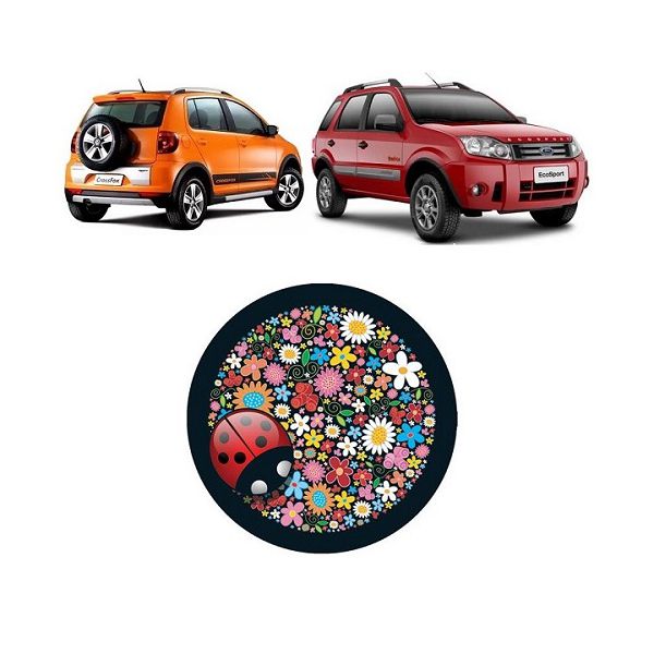 Capa de Estepe Ecosport/ Crossfox/ Aircross/ Spin Joaninha Comix