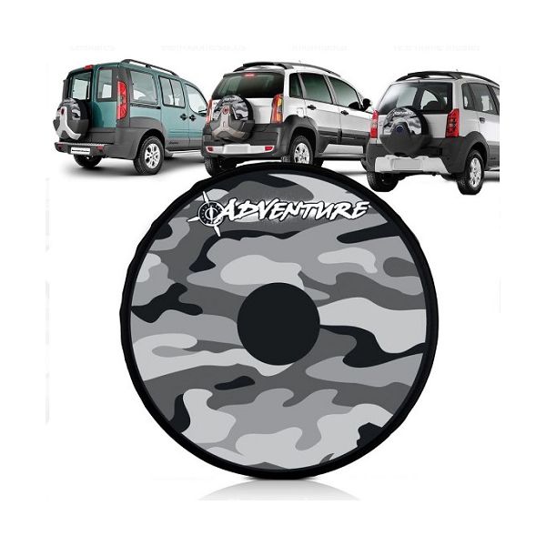 Capa de Estepe Idea/ Doblo Adventure Camuflada com Suporte Comix