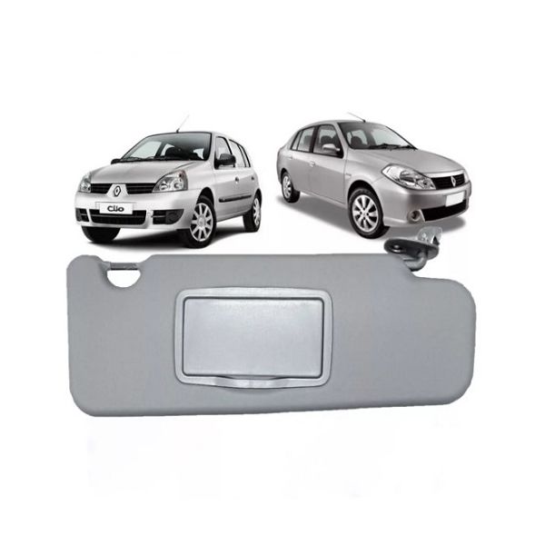 Quebra Sol Clio 1999 a 2016 e Symbol 2009 a 2013 Direito com Espelho