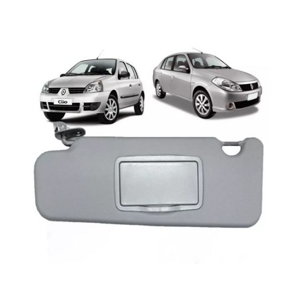 Quebra Sol Clio 1999 a 2016 e Symbol 2009 a 2013 Esquerdo com Espelho