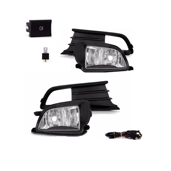 Kit Farol de Milha Gol G6 2012/ Botao Modelo Original Suits 