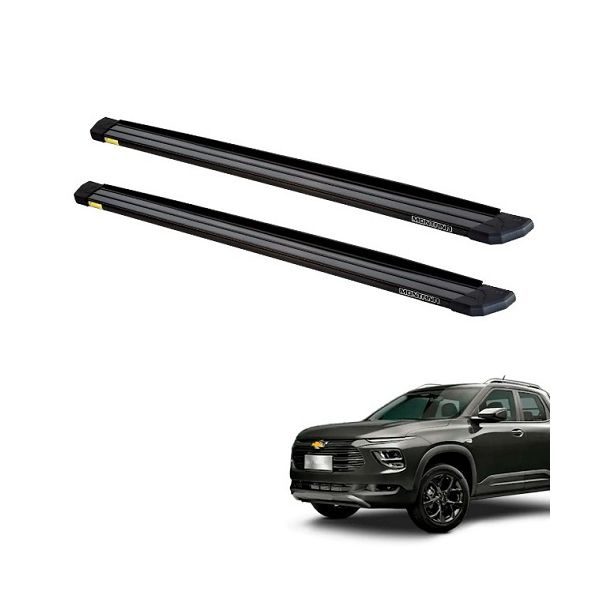 Estribo Montana 2023/ Slim Aluminio Preto CCF