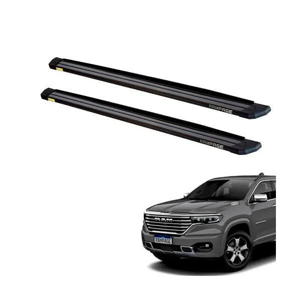 Estribo Rampage 2023/ Slim Aluminio Preto CCF