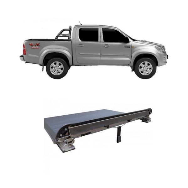 Capota Maritima Hilux Cabine Dupla 2005 a 2015 com Santo Duplo Prudentina