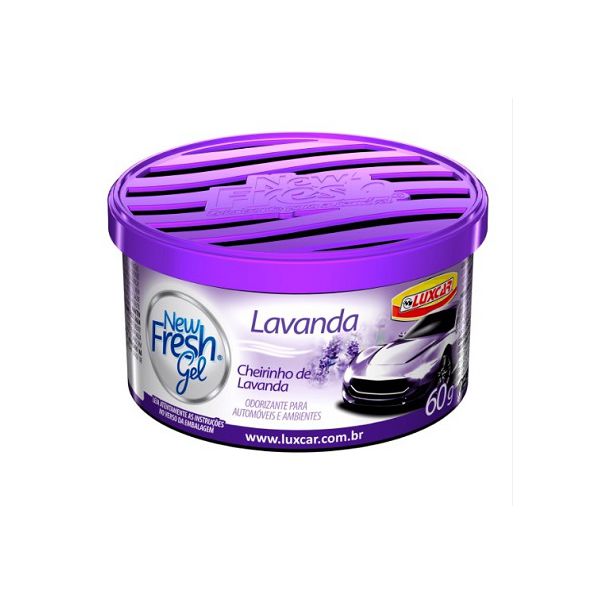 Aromatizante Fresh Gel Lavanda 60g Luxcar 