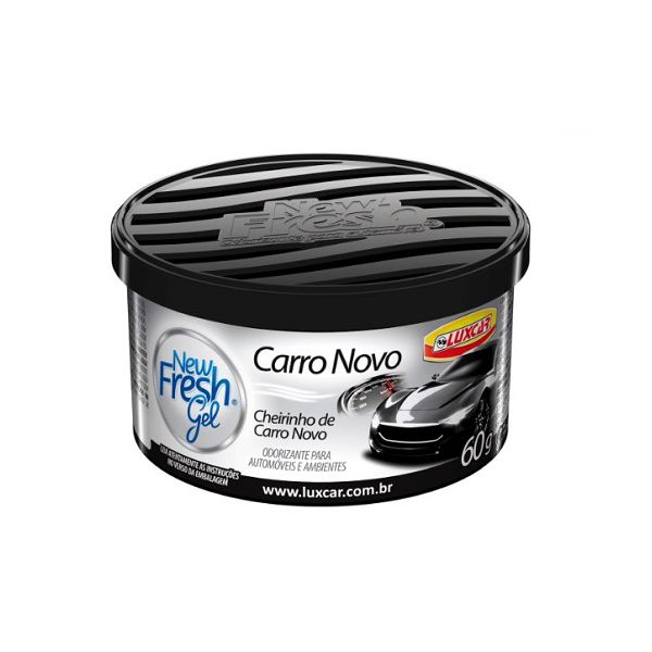 Aromatizante Fresh Gel Carro Novo 60g Luxcar