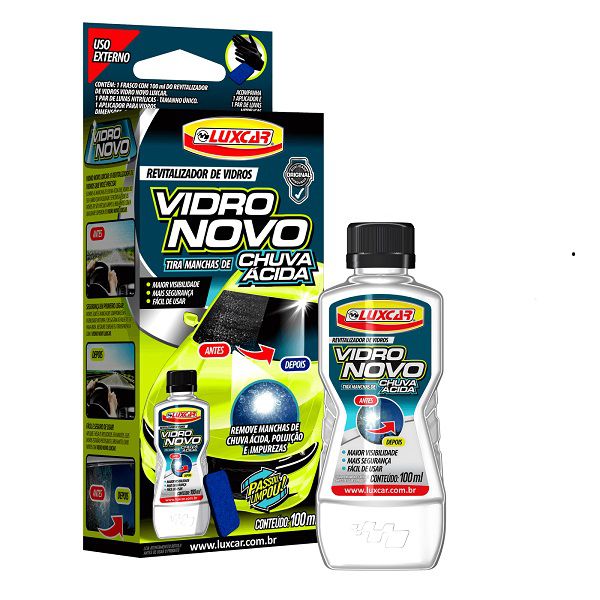 Revitalizador de Vidros Vidro Novo Luxcar